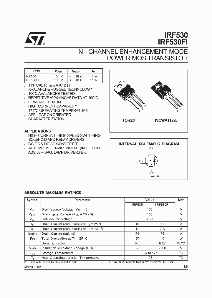 IRF530FI_4966.PDF Datasheet