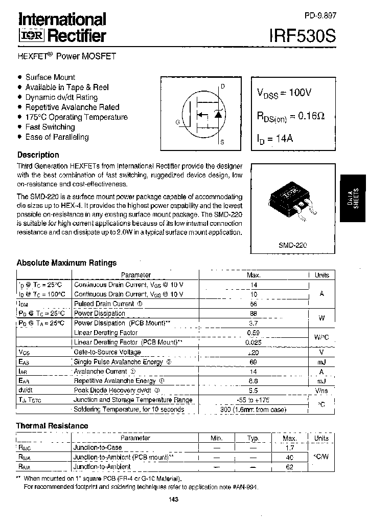 IRF530S_4971.PDF Datasheet