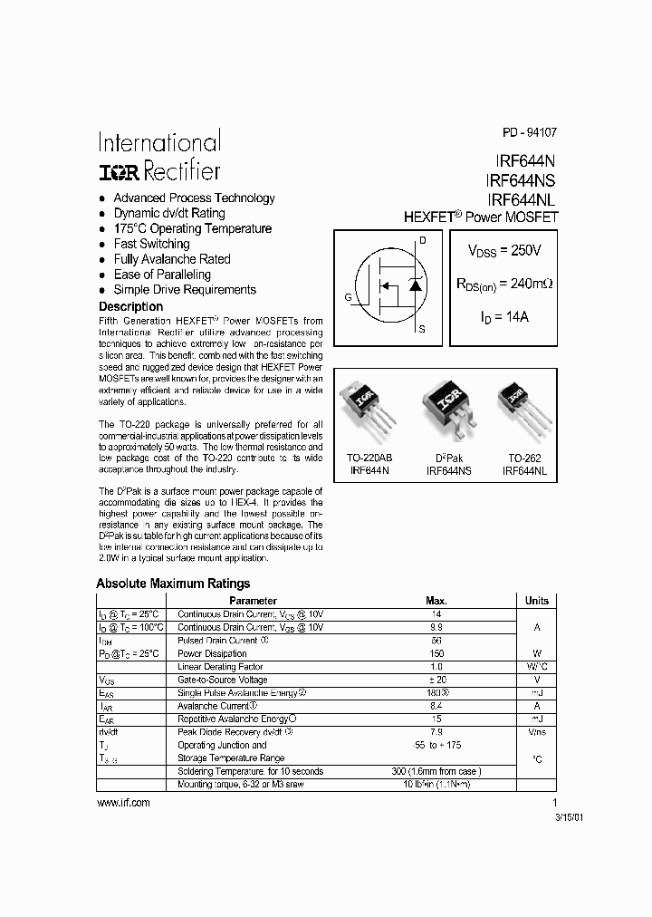 IRF644N_191268.PDF Datasheet