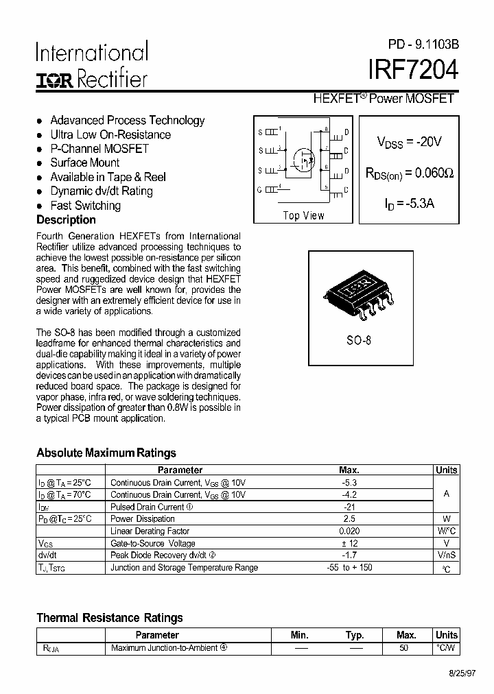 IRF7204_26807.PDF Datasheet