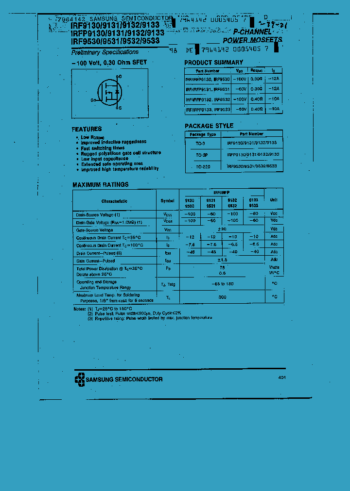 IRF9130_5902.PDF Datasheet