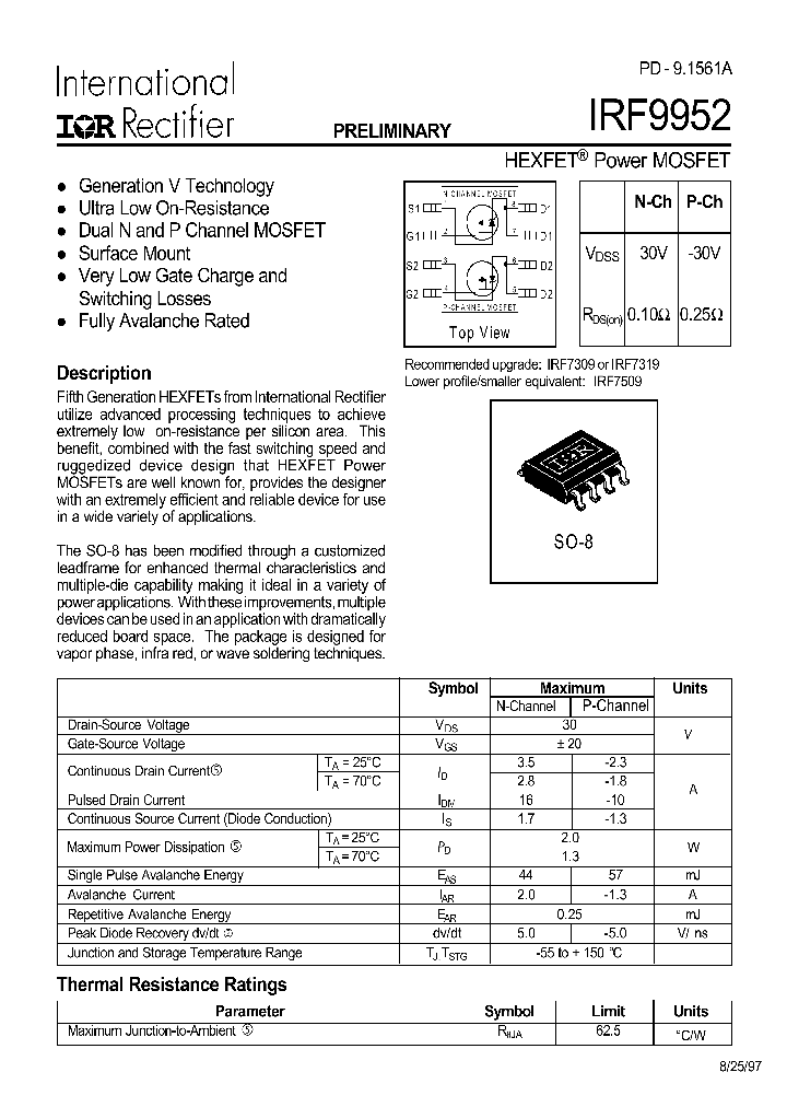 IRF9952_5949.PDF Datasheet