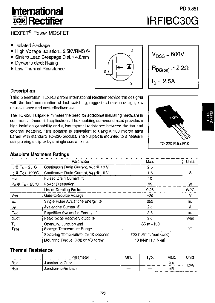 IRFIBC30G_158918.PDF Datasheet
