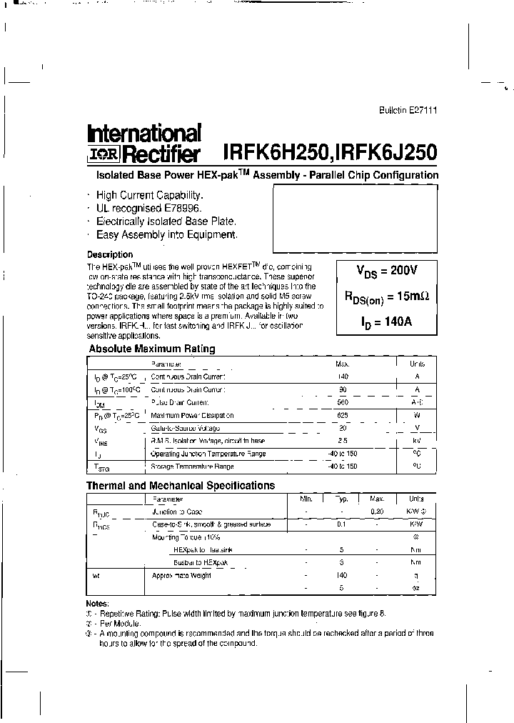 IRFK6H250_156695.PDF Datasheet