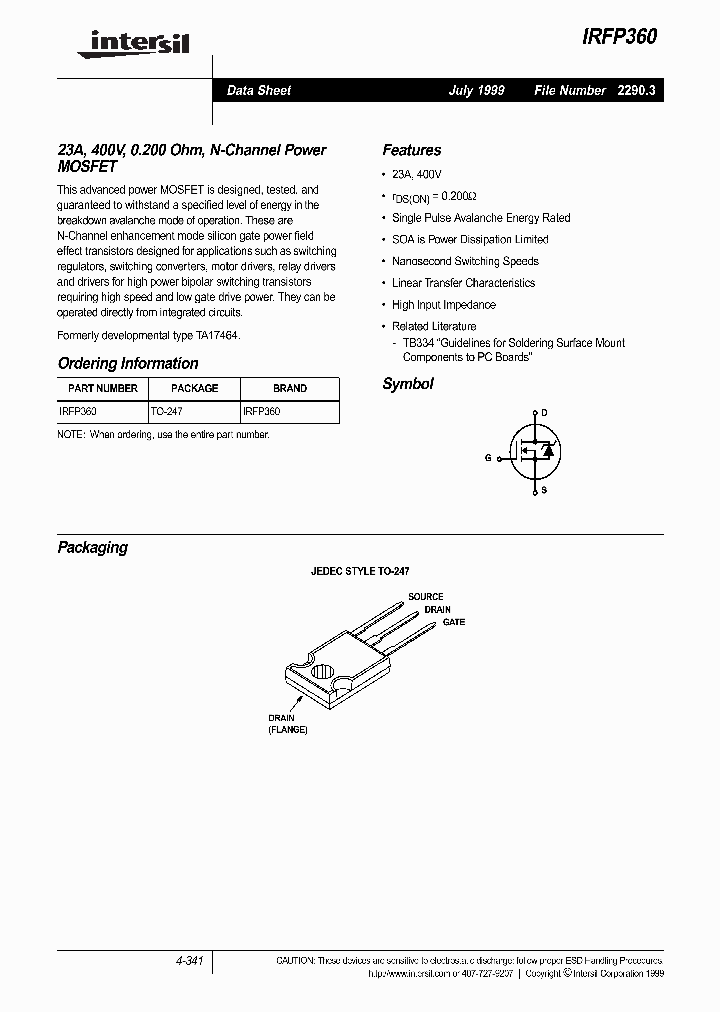 IRFP360_131966.PDF Datasheet