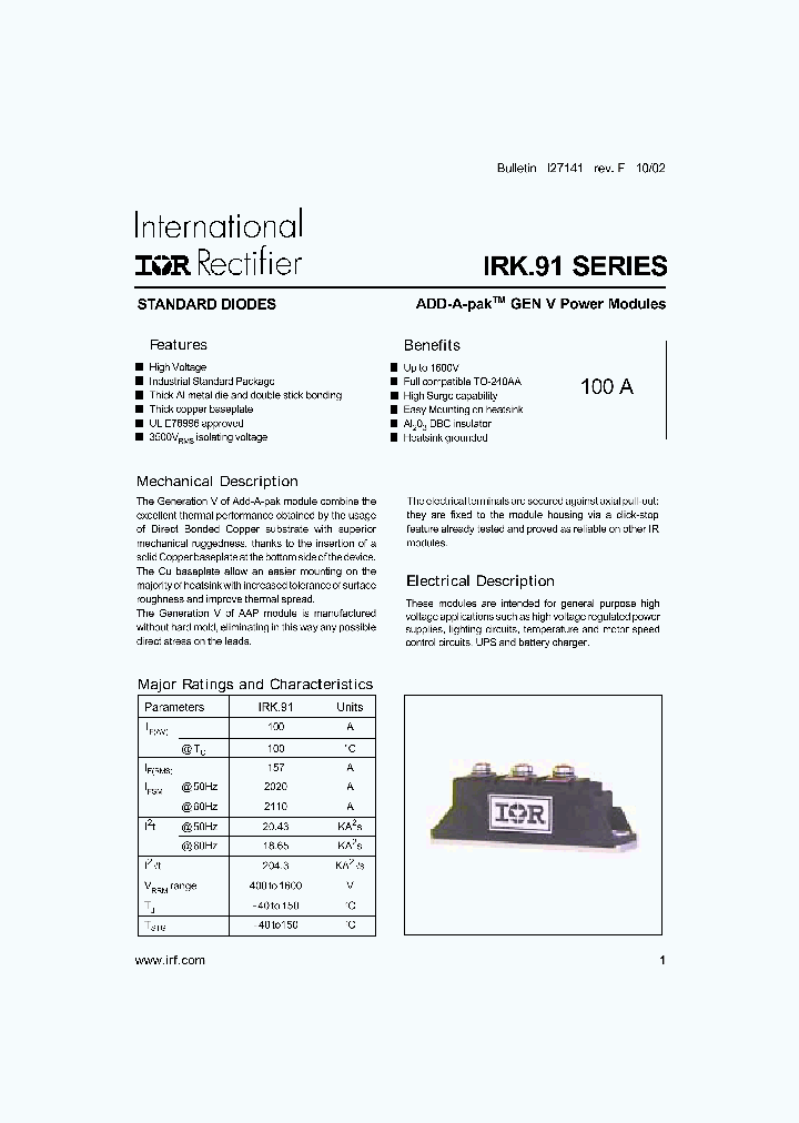 IRKD91_165061.PDF Datasheet