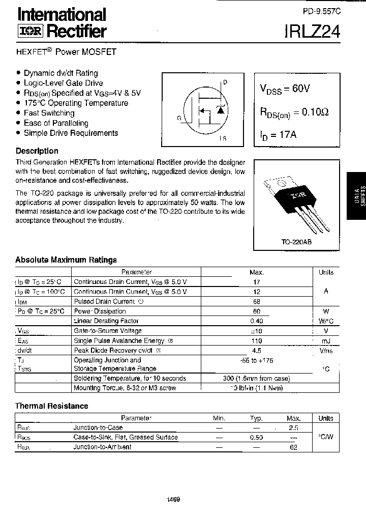 IRLZ24_193624.PDF Datasheet