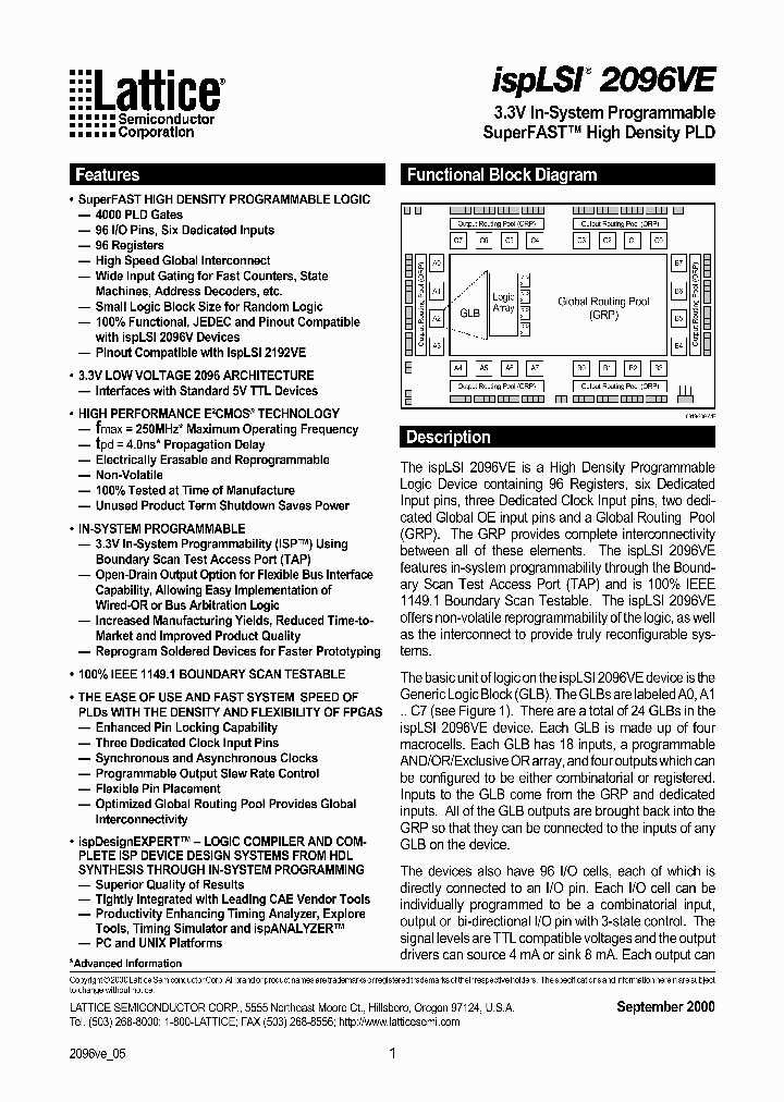 ISPLSI2096VE-100LT128_26800.PDF Datasheet