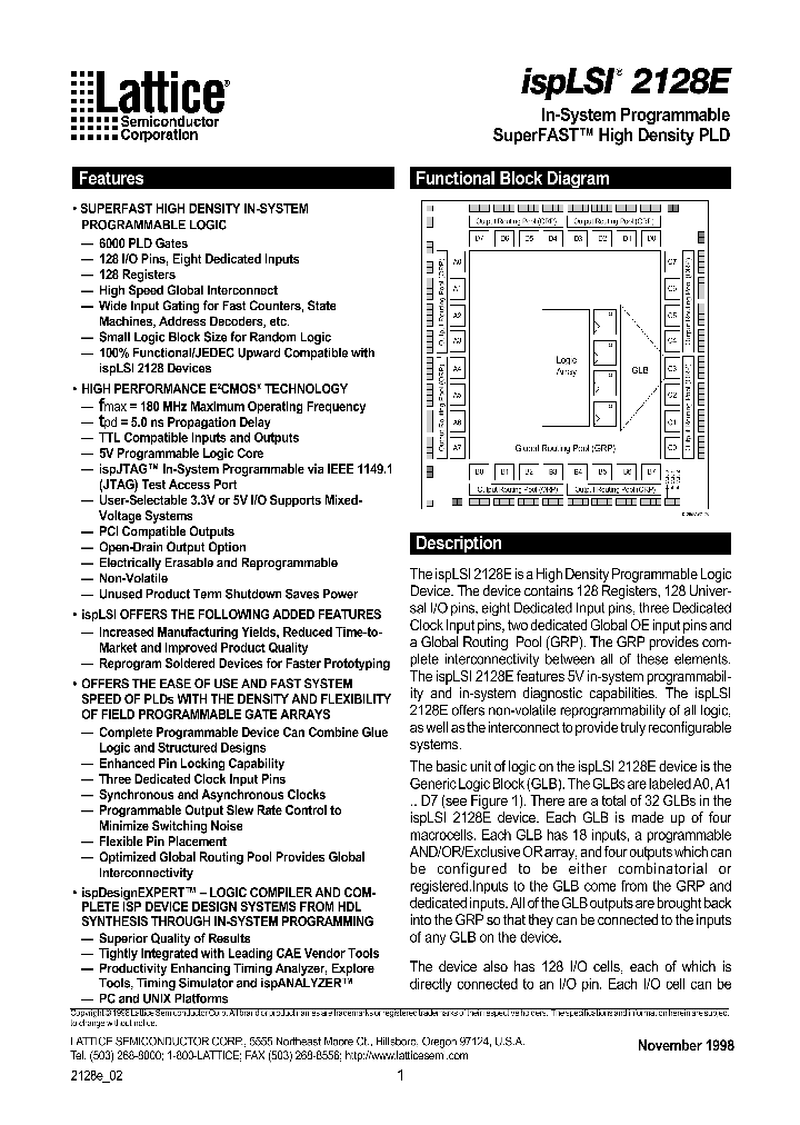 ISPLSI2128E-100LT176_86600.PDF Datasheet