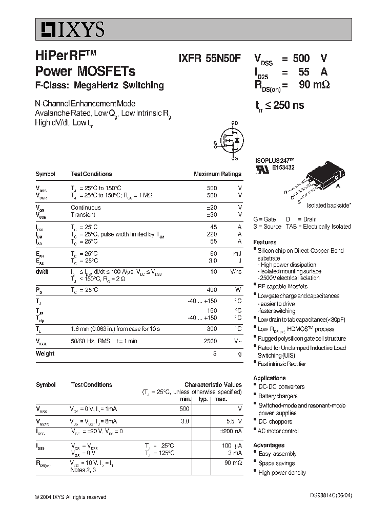 IXFR55N50F_179588.PDF Datasheet