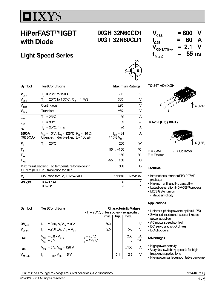 IXGH32N60CD1_176524.PDF Datasheet