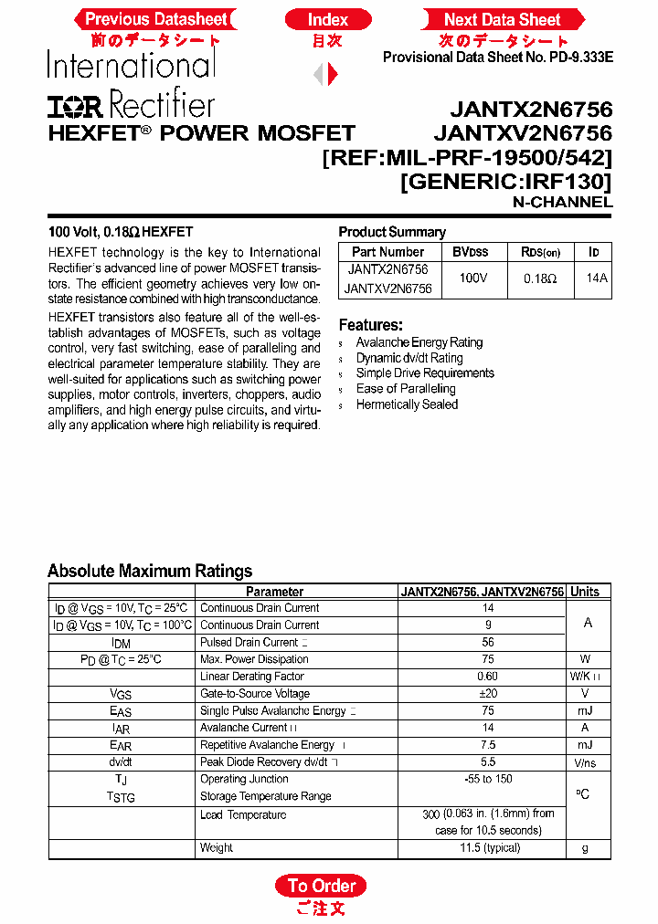 JANTX2N6756_195173.PDF Datasheet