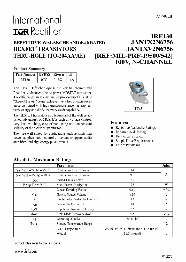 JANTXV2N6756_195174.PDF Datasheet