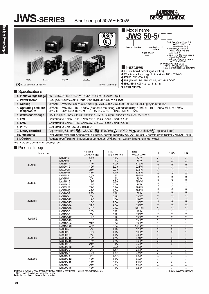 JWS300-12_52188.PDF Datasheet