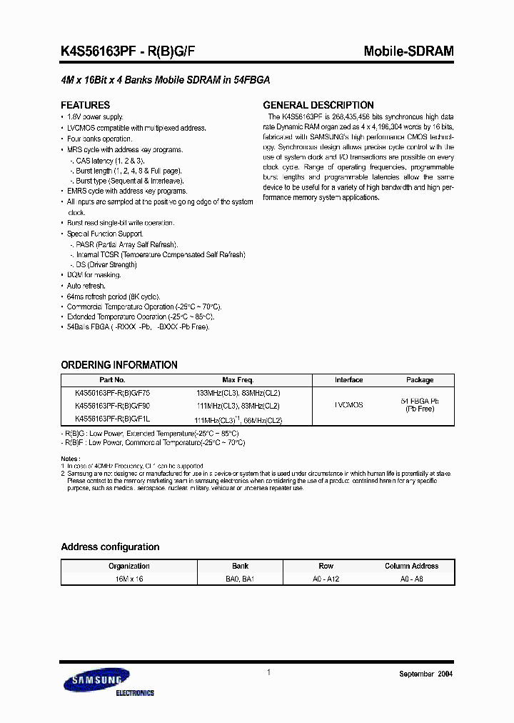 K4S56163PF_139298.PDF Datasheet