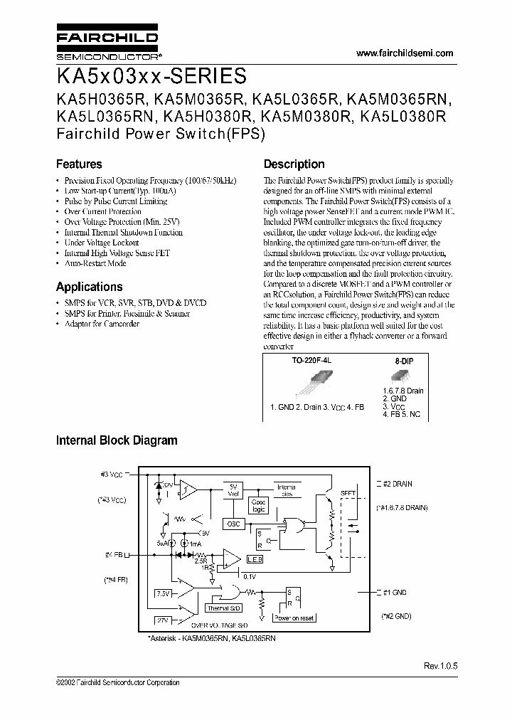 KA5L0365R_92954.PDF Datasheet