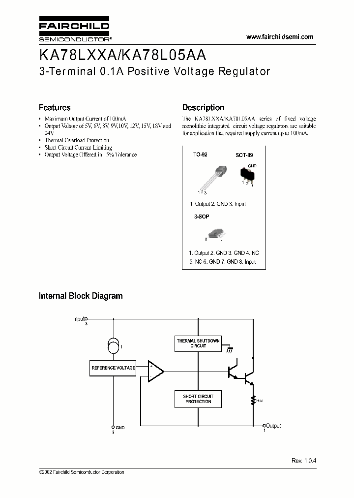 KA78L05AA_114966.PDF Datasheet