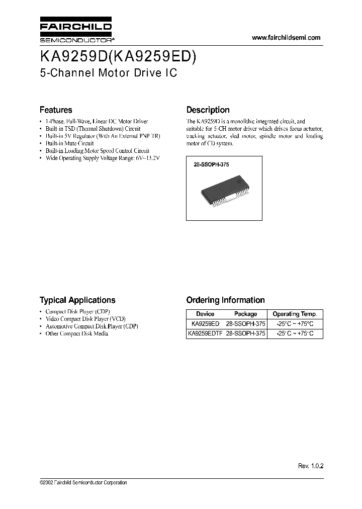 KA9259D_148513.PDF Datasheet