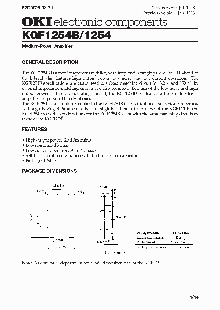 KGF1254_140008.PDF Datasheet