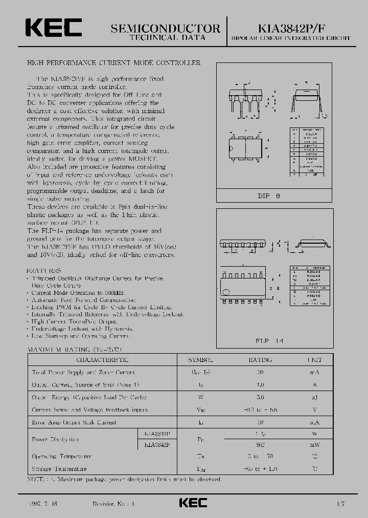 KIA3842P_152362.PDF Datasheet