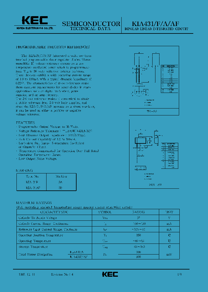 KIA431_166119.PDF Datasheet
