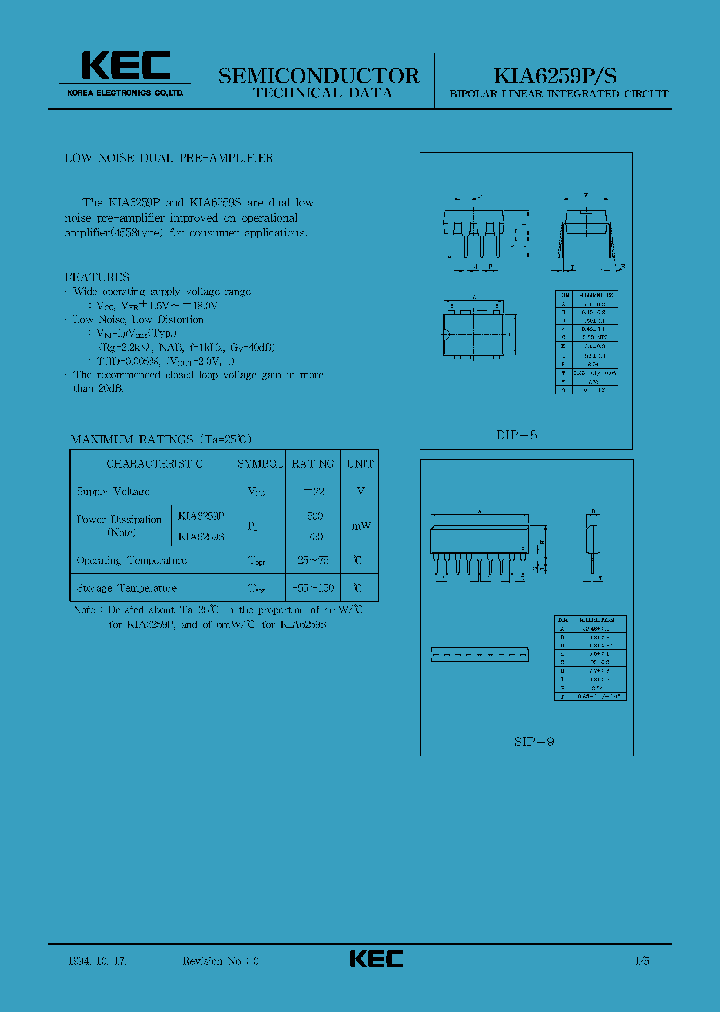 KIA6259_153521.PDF Datasheet