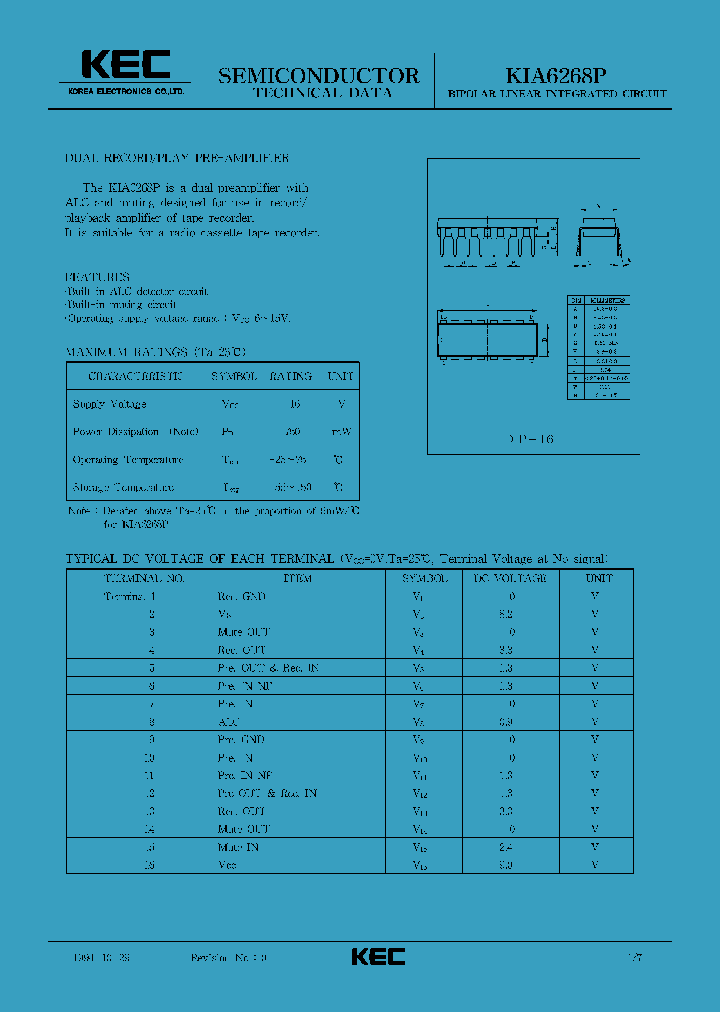 KIA6268_79060.PDF Datasheet