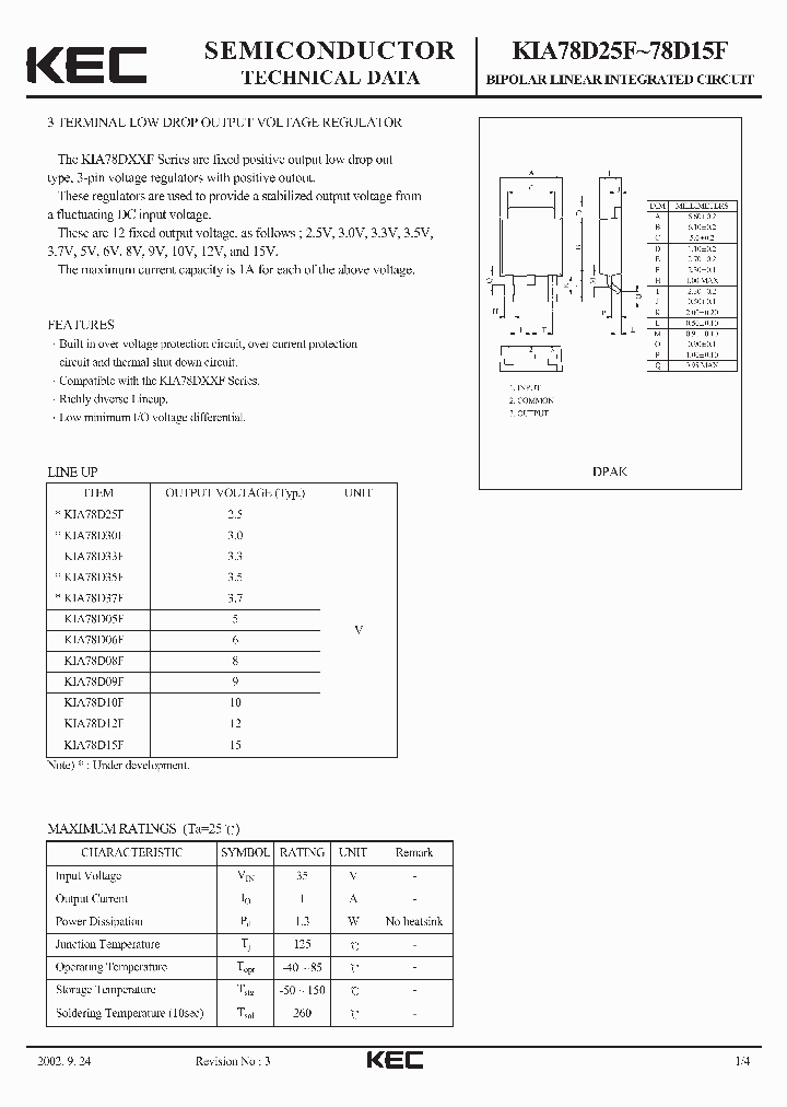 KIA78D06_38725.PDF Datasheet