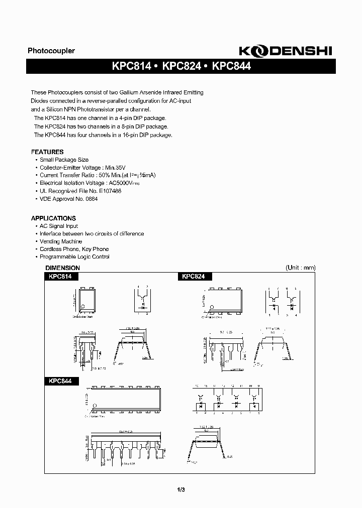 KPC814_102763.PDF Datasheet