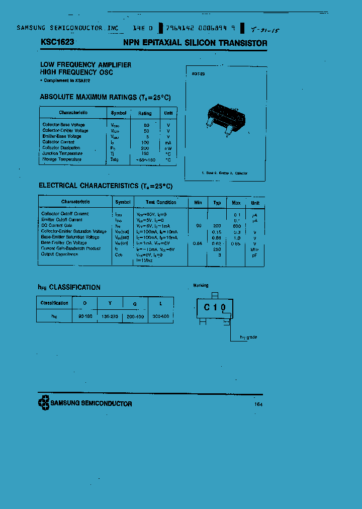 KSC1623_117880.PDF Datasheet