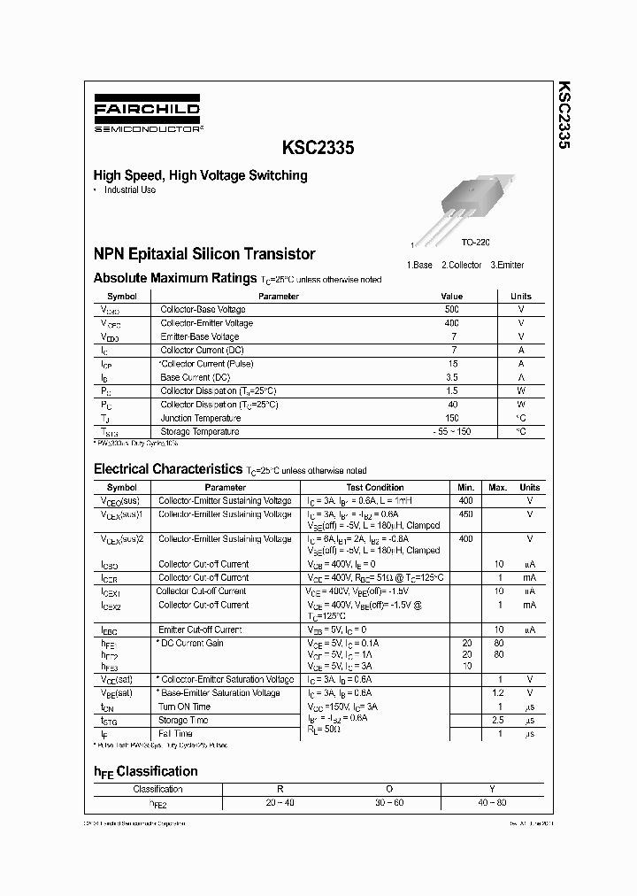 KSC2335_187383.PDF Datasheet