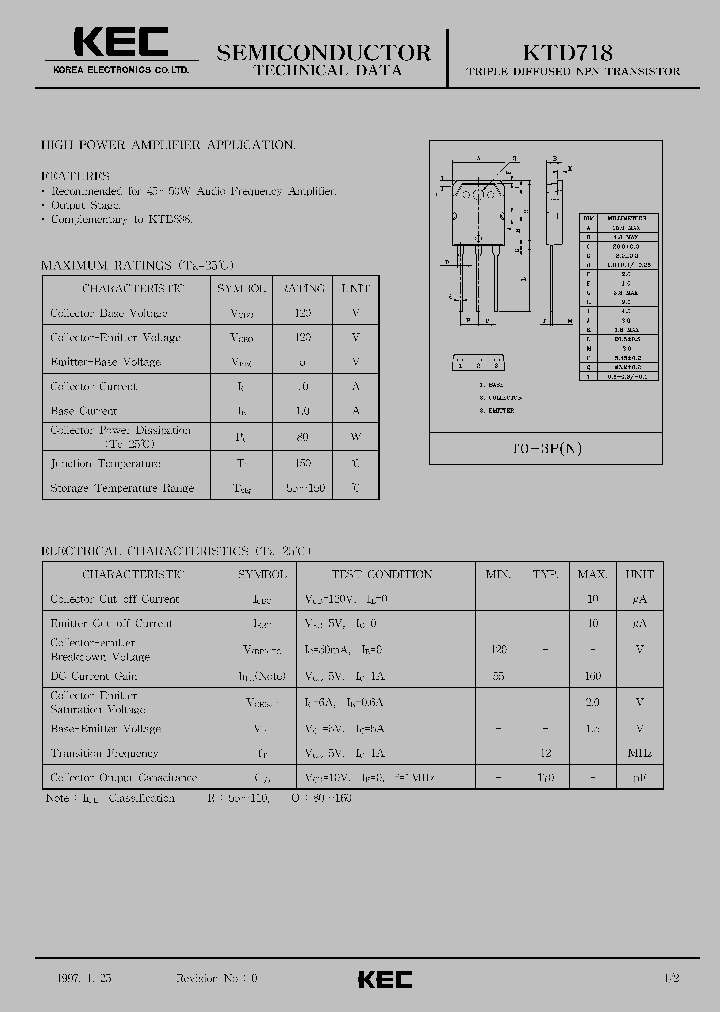 KTD718_70082.PDF Datasheet