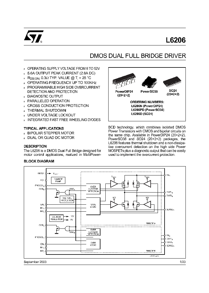L6206_167486.PDF Datasheet
