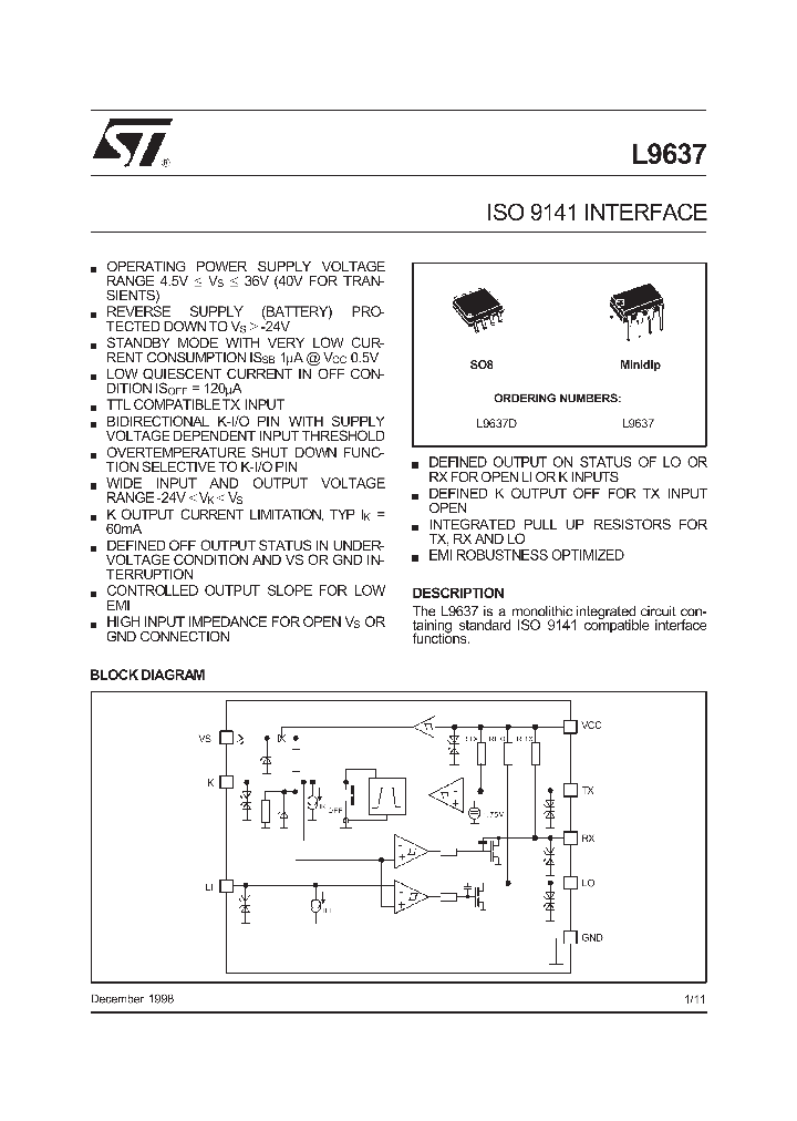 L9637_45152.PDF Datasheet