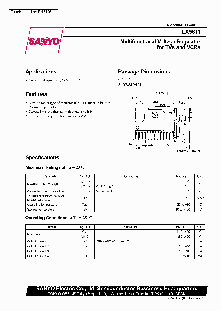 LA5611_180122.PDF Datasheet
