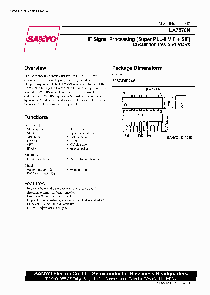 LA7578N_171967.PDF Datasheet