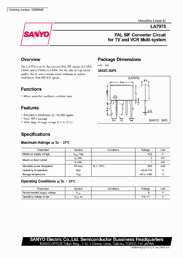 LA7975_106932.PDF Datasheet