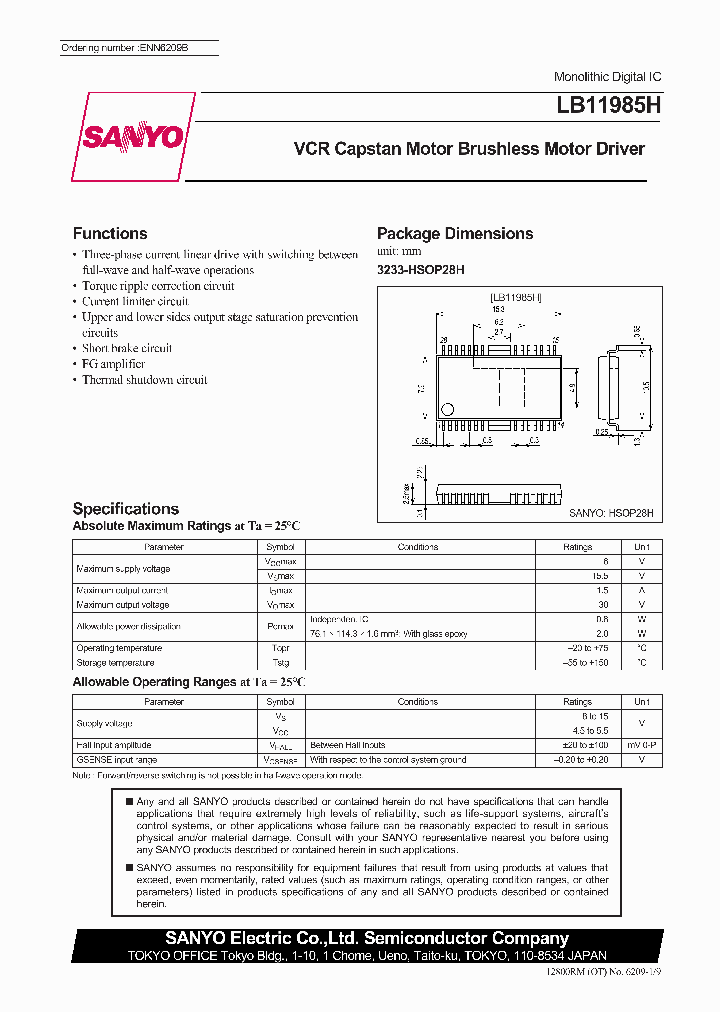 LB11985_138210.PDF Datasheet
