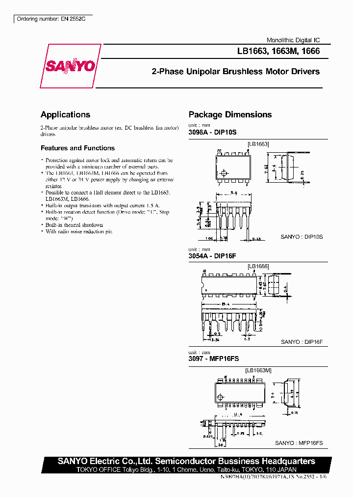 LB1663_90800.PDF Datasheet
