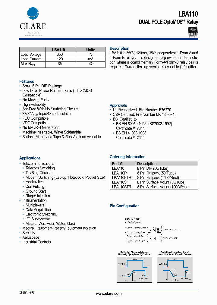 LBA110_10115.PDF Datasheet