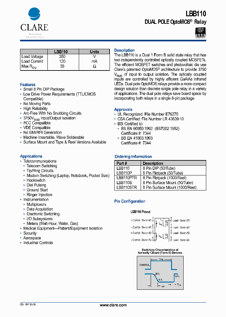LBB110_10110.PDF Datasheet