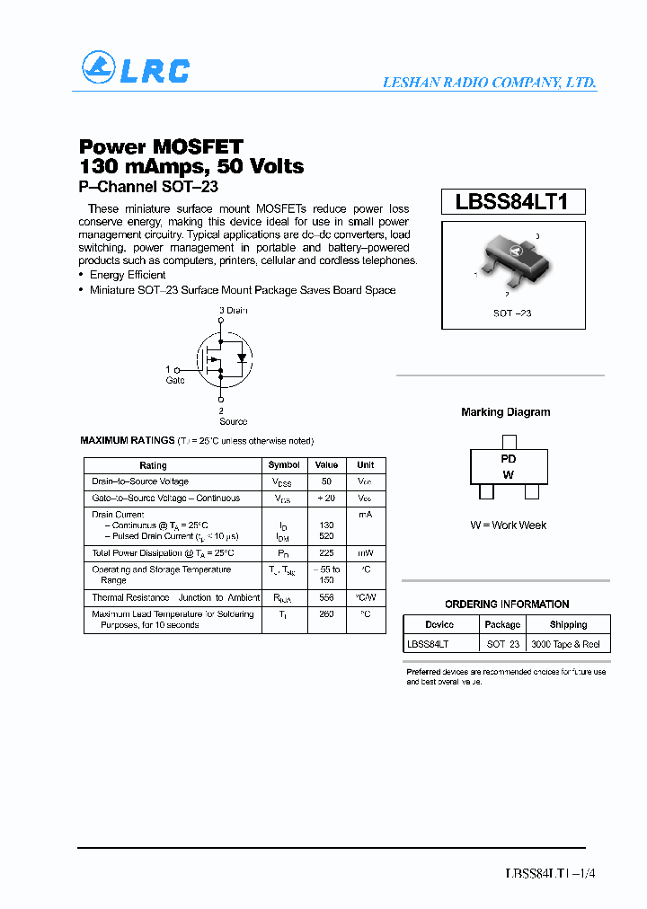LBSS84LT_85379.PDF Datasheet