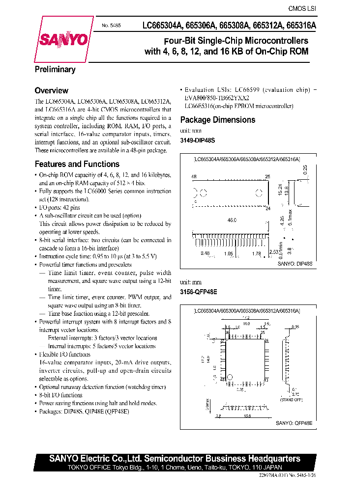 LC665304A_165387.PDF Datasheet
