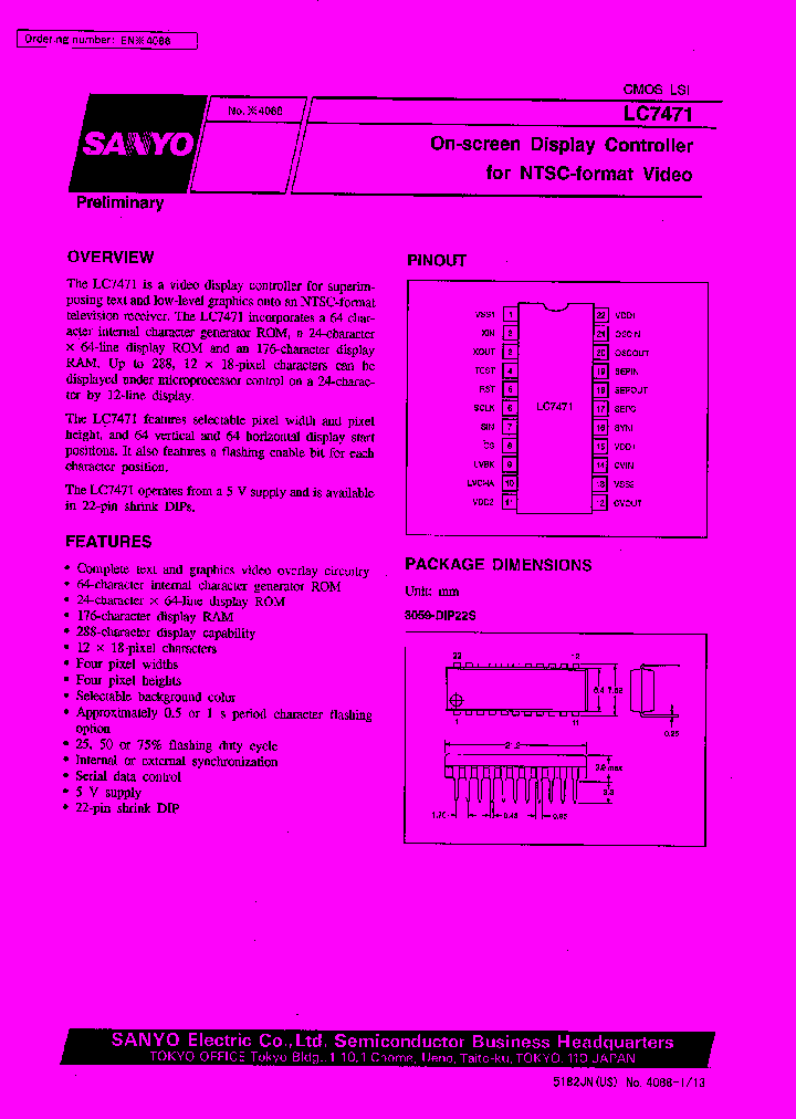 LC7471_172804.PDF Datasheet