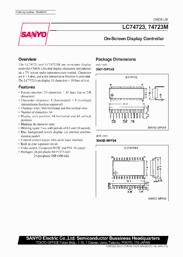 LC74723M_27867.PDF Datasheet