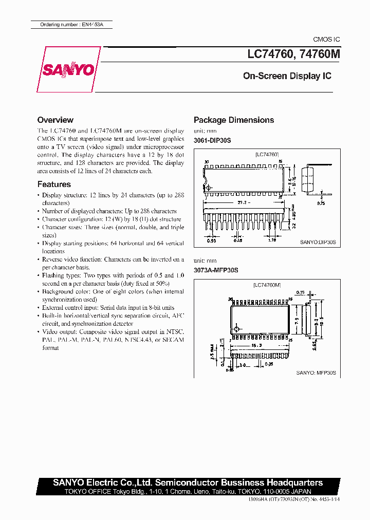 LC74760_120639.PDF Datasheet