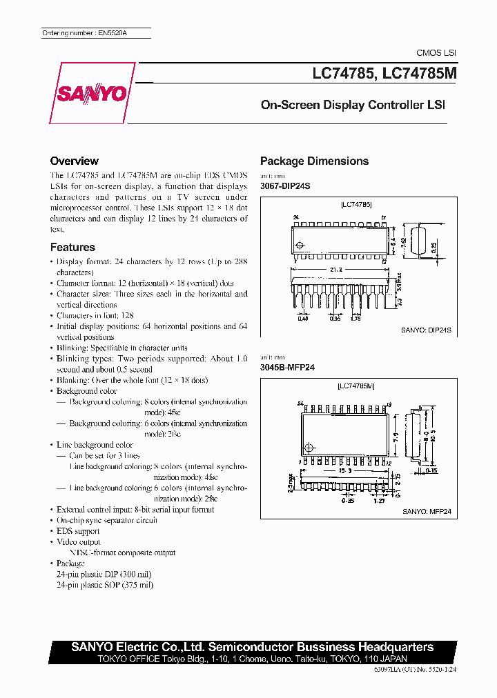 LC74785_98266.PDF Datasheet