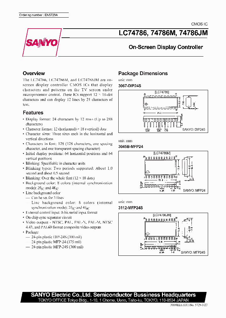 LC74786_98268.PDF Datasheet