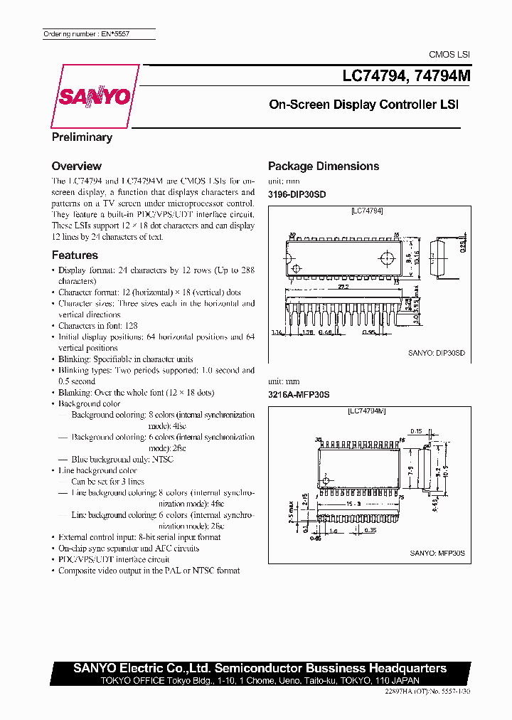 LC74794_138567.PDF Datasheet