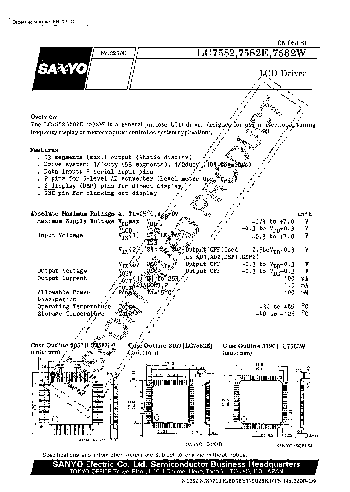 LC7582_98177.PDF Datasheet
